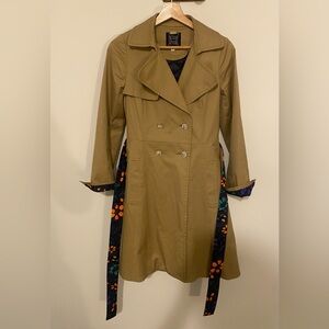 Cynthia Rowley Trench Coat - Tan - Size 2